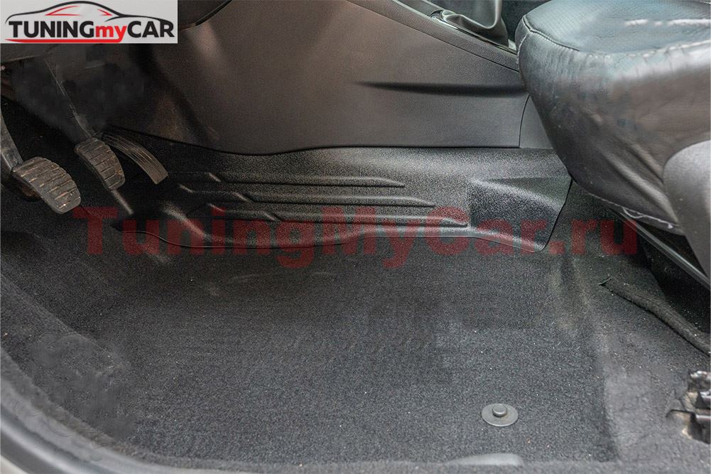 Накладки на ковролин центрального тоннеля Renault Kaptur 2017-2020