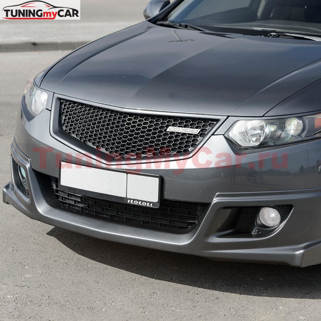 Решетка радиатора Соты для Honda Accord 8 (2008-2010) 
