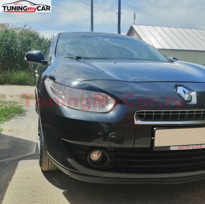 Реснички на фары для Renault Fluence 2009-