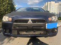 Воздуховоды (ноздри) цельные в передний бампер Mitsubishi Lancer 10 2007-2010