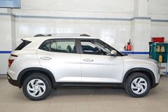 Рейлинги (Серебристый муар) Hyundai Creta 2021-