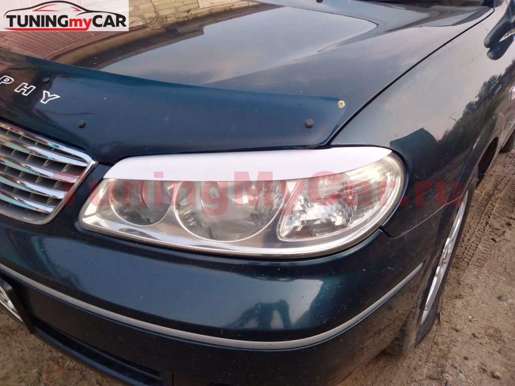 Реснички на фары Nissan Bluebird Silphy G10 2000-2005 / Almera N16 2000-2006