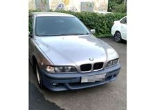 Накладки на передние фары (реснички) для BMW 5 (E39) 2001-2004