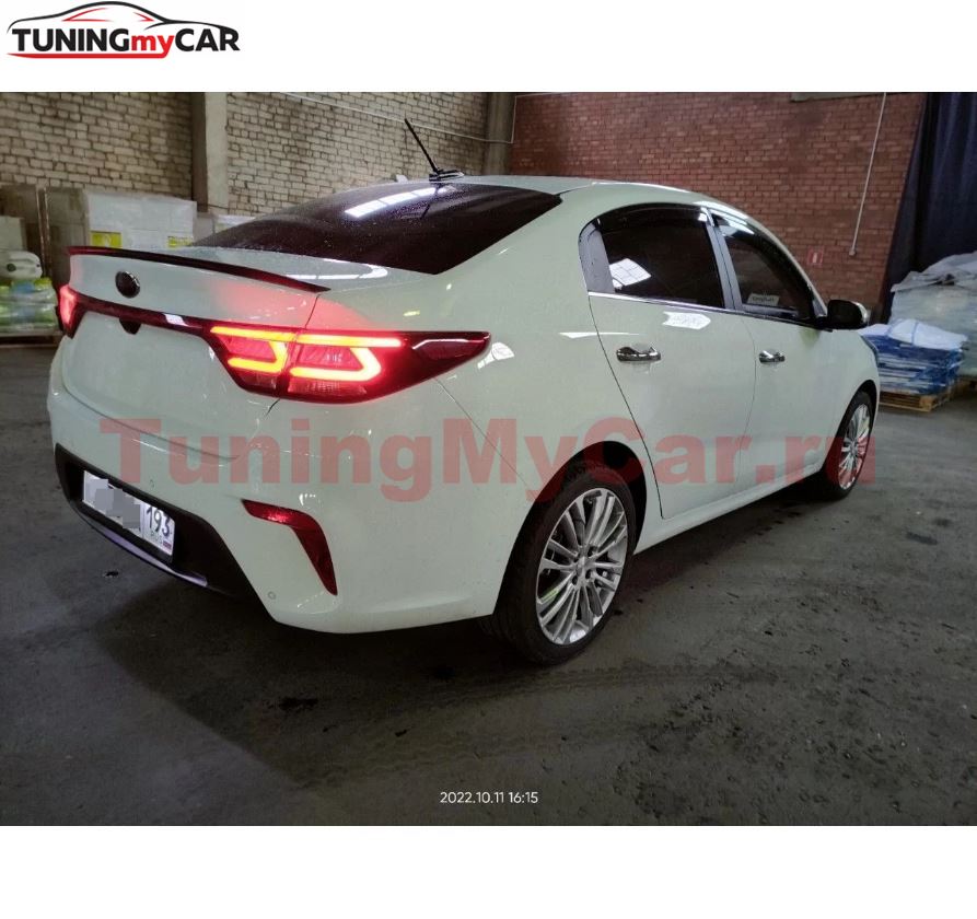 Спойлер Kia Rio 4 2017-
