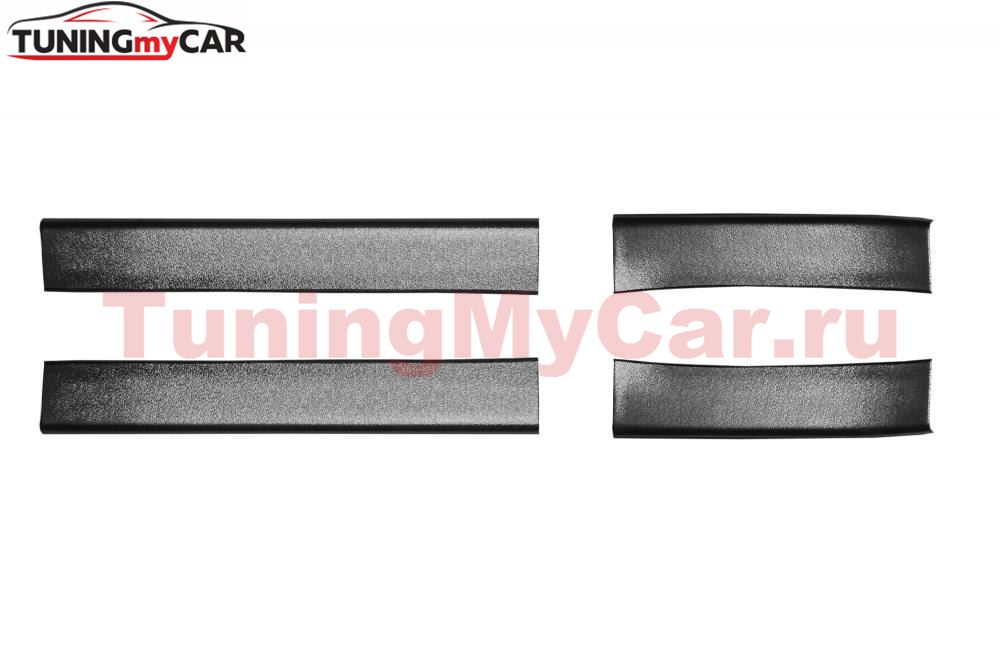 Накладки в проемы дверей черные Chevrolet Cobalt 2019-