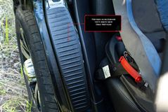 Накладки на внутренние части задних арок со скотчем 3М Great Wall Hover H2 2005-2010, H3 2010-2015, H5 2011-2016, Haval H5 2020-2021