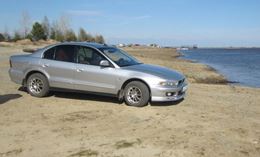 Реснички на фары для Mitsubishi Galant EA1 1996-1998