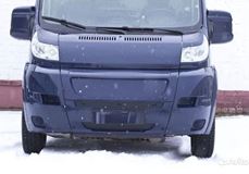 Зимняя заглушка решетки радиатора и переднего бампера Peugeot Boxer шасси 2006-2013, Boxer 2006-2013 (250 кузов)