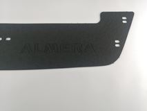 Зимняя заглушка решетки переднего бампера Nissan Almera 2014-