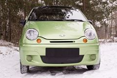 Зимняя заглушка решетки переднего бампера Daewoo Matiz 2000-