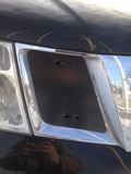 Зимняя заглушка решетки радиатора Nissan Pathfinder 2011-2013 