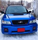 Реснички на фары для Subaru Forester SF5 рестайлинг (01.2000 - 01.2002)