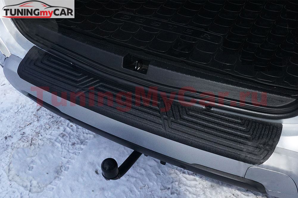 Накладка на задний бампер (Вариант 2) Renault Duster 2021-