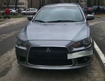 абс ПОДИУМ НОМЕРА в стиле ЭВО для Mitsubishi Lancer 10 2007-2010 дорестайлинг