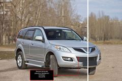 Зимняя заглушка решетки переднего бампера Haval H5 2020-2021