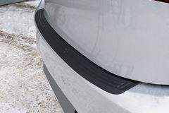 Накладка на задний бампер KIA Rio III (хетчбек) 2015-2016 (рестайлинг)