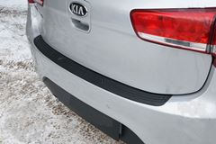 Накладка на задний бампер KIA Rio III (хетчбек) 2015-2016 (рестайлинг)