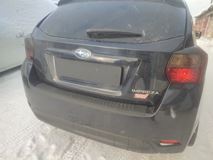 Накладка на задний бампер Subaru Impreza (хетчбек) 2011-2014 