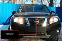 Спойлер на капот со скотчем Nissan Terrano 2014-
