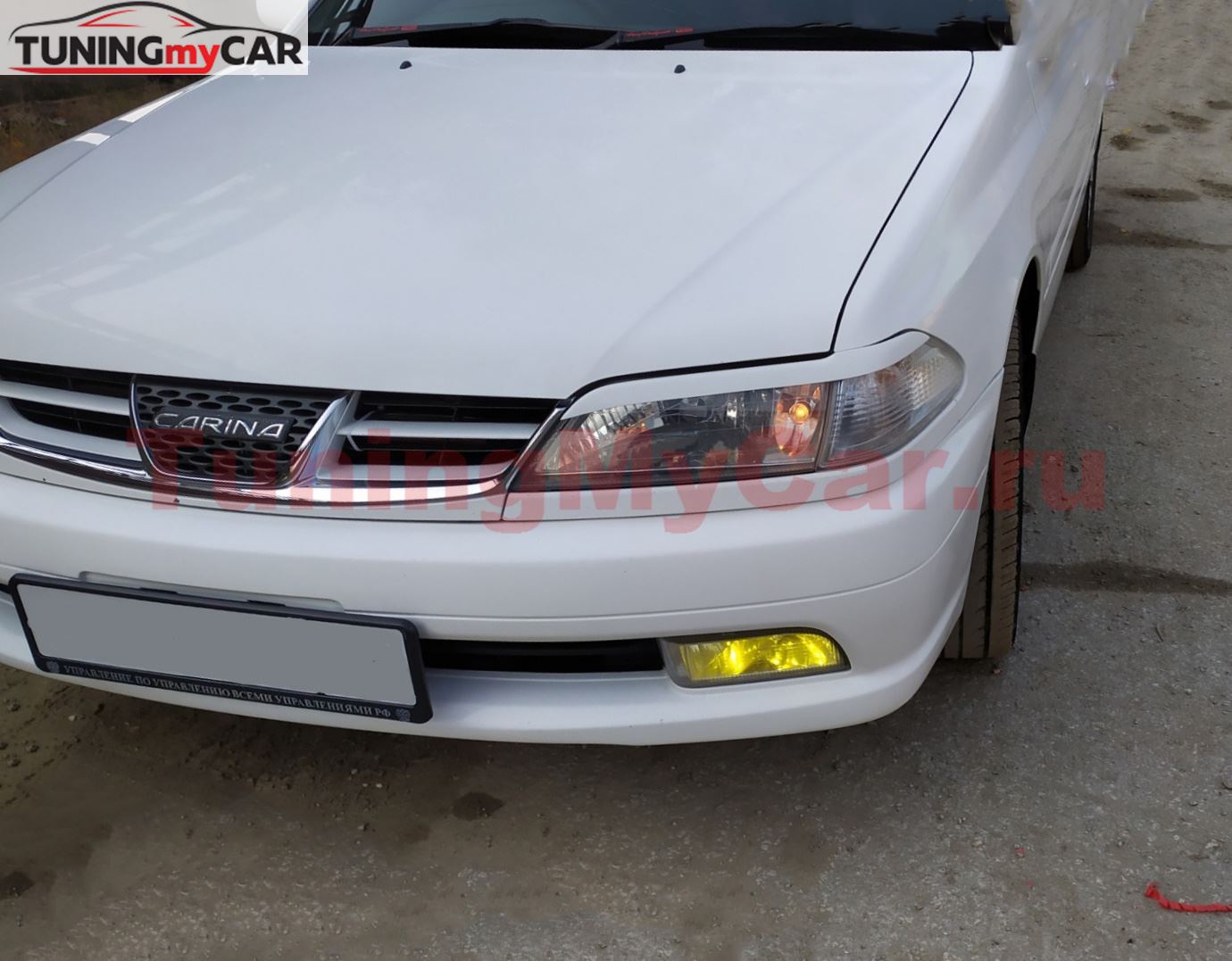 Реснички на фары для Toyota Carina AT210 1996-2001