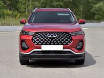 Защита переднего бампера d63 секции black для Chery Tiggo 7 PRO 2020-