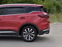 Защита заднего бампера d63 дуга black для Chery Tiggo 7 PRO 2020-