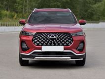 Защита переднего бампера d42 секции-d42 дуга для Chery Tiggo 7 PRO 2020-  