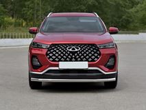 Защита переднего бампера d63 секции для Chery Tiggo 7 PRO 2020-  
