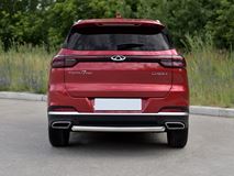 Защита заднего бампера d63 дуга для Chery Tiggo 7 PRO 2020-  