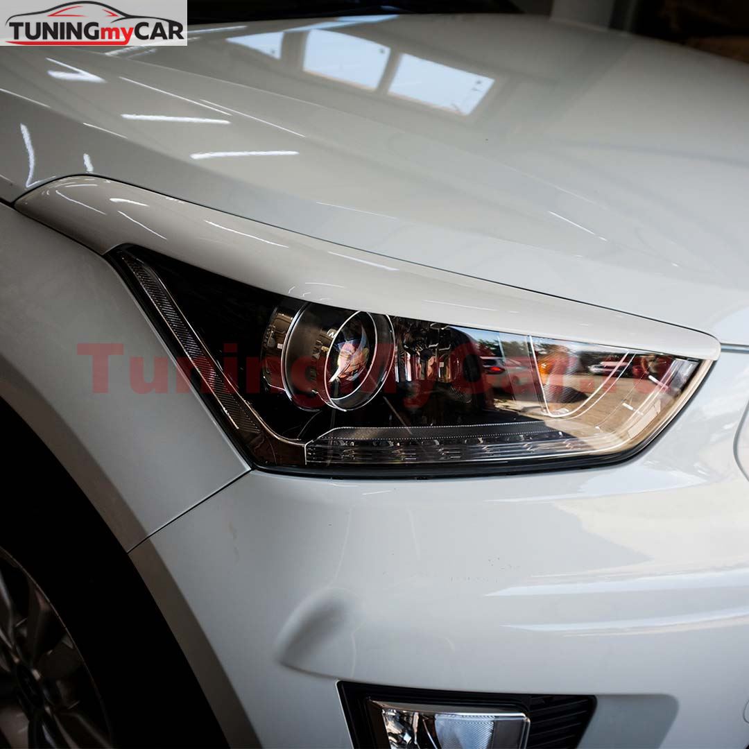 Реснички на передние фары для Hyundai Creta 2016-2021