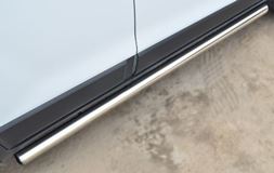 Пороги труба d63 (вариант 3) для Chevrolet Niva Bertone 2009-2020 