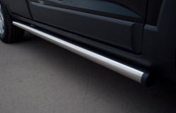 Пороги труба d76 (вариант 2) для Chevrolet Niva 2002-2009 