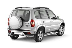 Защита заднего бампера Ø51мм "Волна" (НПС) CHEVROLET Niva 2009-2020/ LADA Niva 2020-