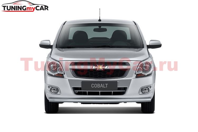 Защита переднего бампера одинарная Ø38 мм Искра (ППК) Chevrolet COBALT с 2019-
