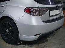 Накладка на задний бампер Subaru Impreza хэтчбек 2007-2012 