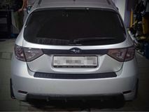 Накладка на задний бампер Subaru Impreza хэтчбек 2007-2012 