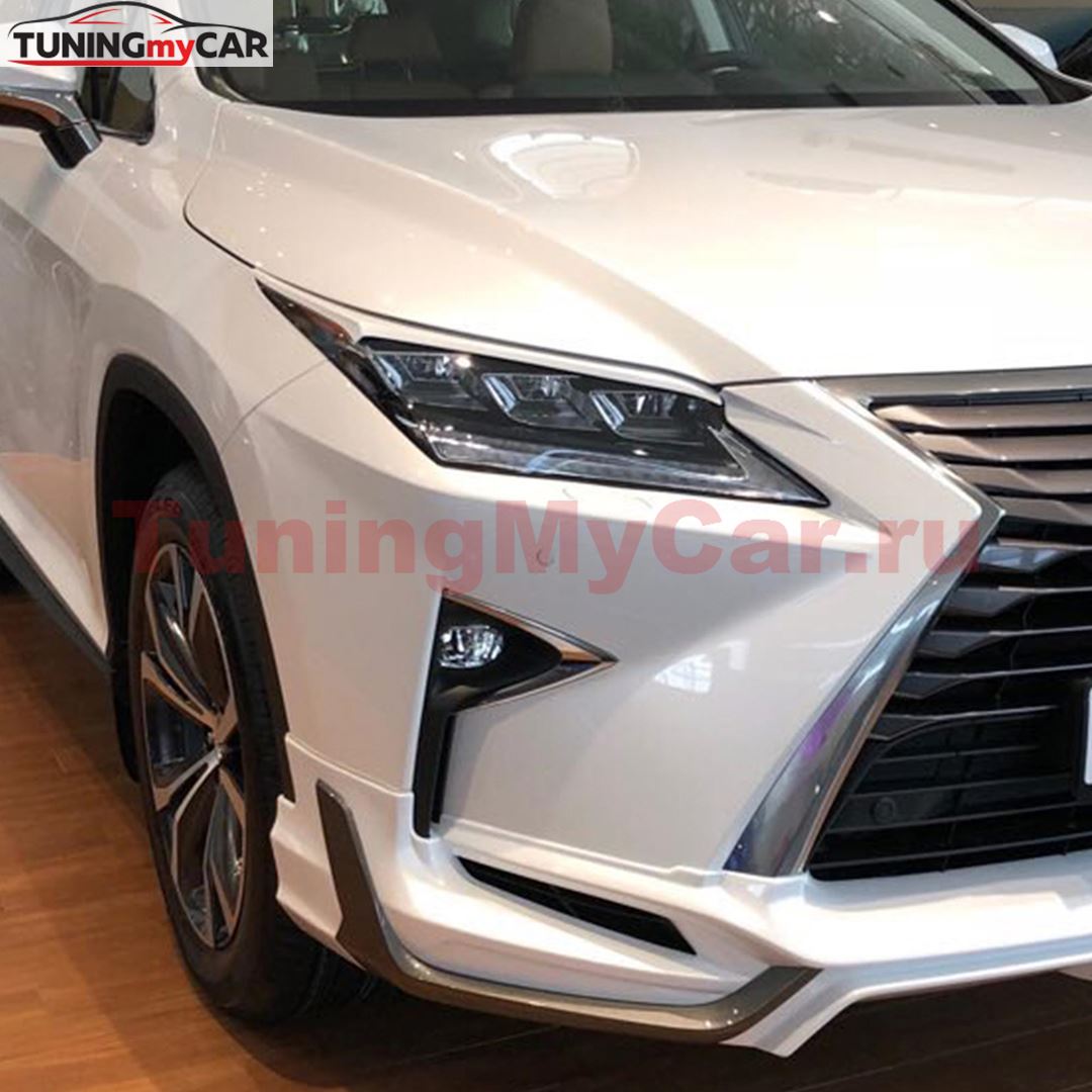 Накладки на фары (реснички) для Lexus RX 200t/350/450h 2016-2020