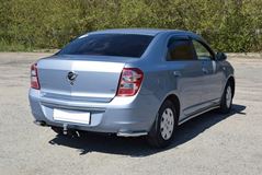Защита заднего бампера угловая Ø38мм (НПС) Chevrolet Cobalt 2019-