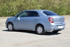 Защита порогов Ø38мм (НПС) CHEVROLET Cobalt 2019-