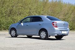 Защита порогов Ø38мм (НПС) CHEVROLET Cobalt 2019-