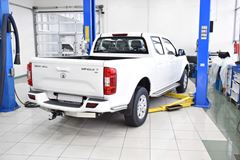 Защита заднего бампера угловая Ø63мм (НПС) GWM Wingle 7 2020-