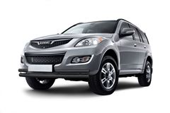 Защита переднего бампера двойная с углами Ø63/51 мм (ППК) на HAVAL H5 2020-