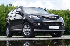 Защита переднего бампера одинарная Ø63мм ИСКРА (ППК) HAVAL H5 2020-