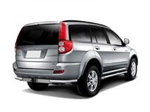 Защита заднего бампера угловая Ø63мм (НПС) HAVAL H5 2020-
