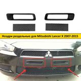 Воздуховоды в передний бампер раздельные Mitsubishi Lancer X 2007-2015