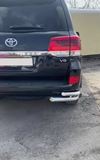 Защита заднего бампера двойная угловая 51/63мм (НПС) TOYOTA LAND CRUISER 200 2016-