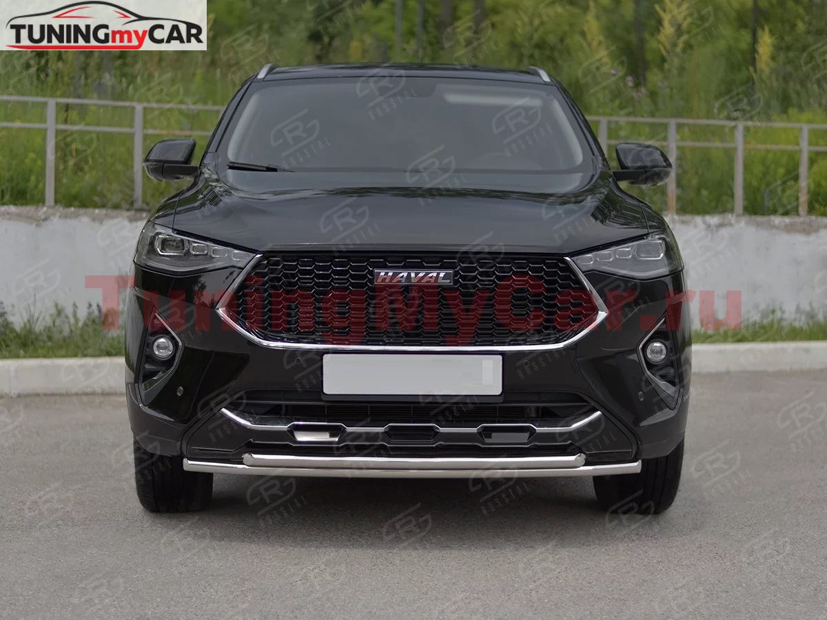 Защита переднего бампера d42 секции-d42 дуга для Haval F7X 1.5 4WD 2019-2022