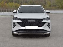 Защита переднего бампера d42 секции-d42 уголки для Haval F7X 4WD 2022-
