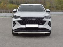 Защита переднего бампера d63 секции для Haval F7X 4WD 2022-