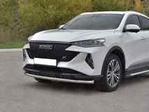 Защита переднего бампера d63 секции для Haval F7X 4WD 2022-